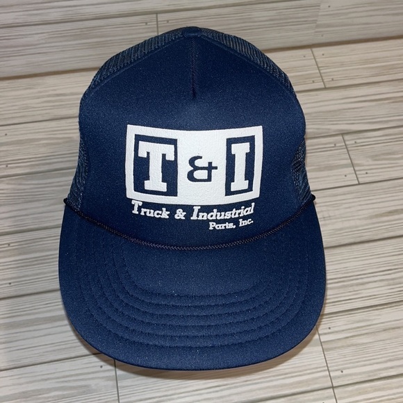 Vintage Snapback Foam Trucker Hat T&I Trucking - Picture 1 of 9